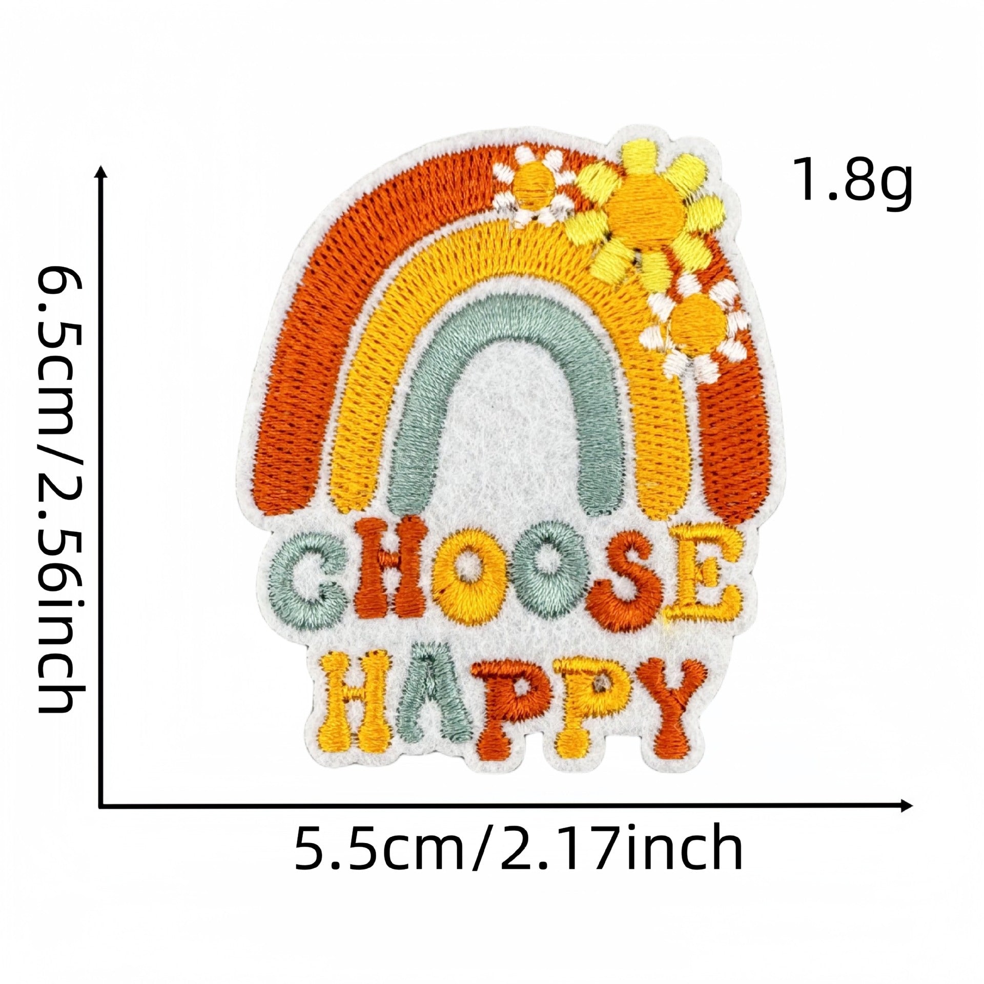 Wholesale Colorful English Letter Embroidered Iron On Patch Stylish Backpack Travel Decoration Gift