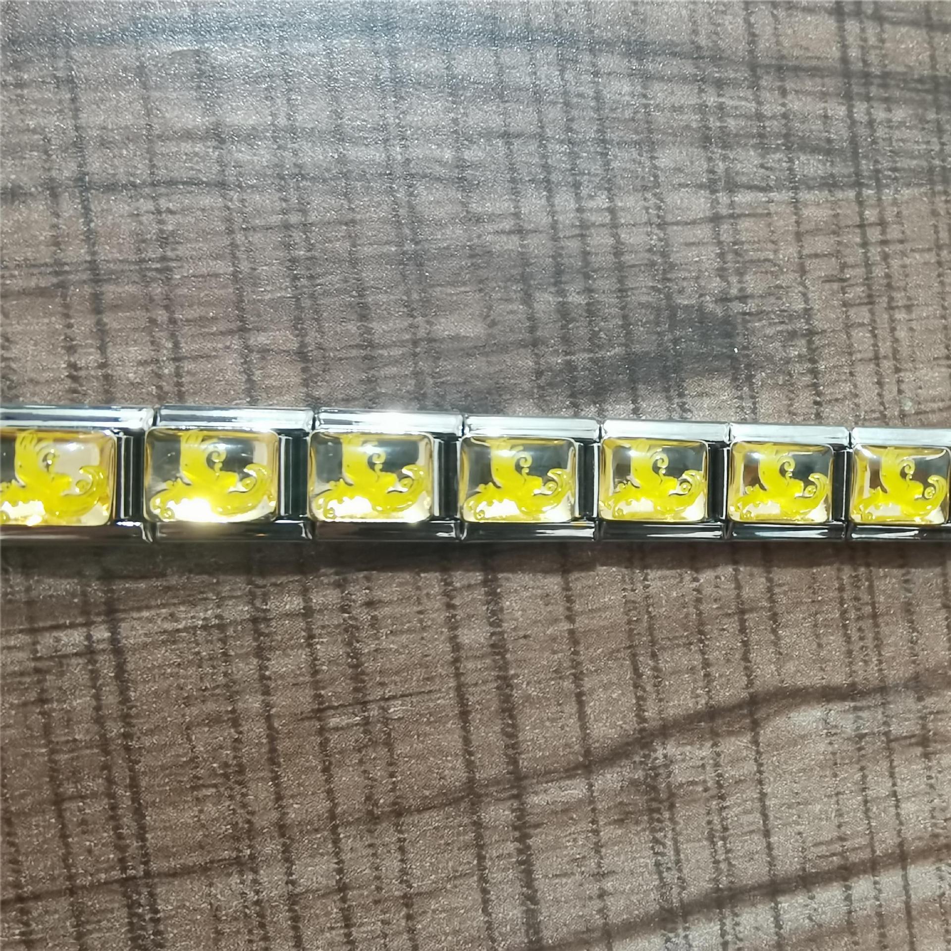 Wholesale Composable Bracelet Stainless Steel New Year Boots Single 9mm Bracelet