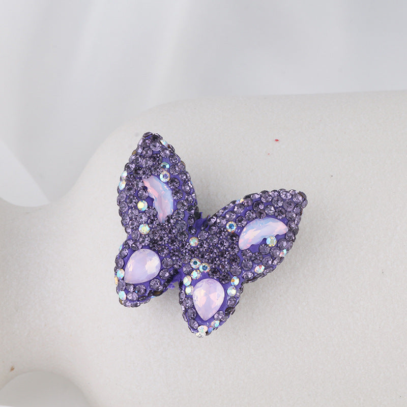 Wholesale DIY Colorful Butterfly Soft Clay Diamond Balls