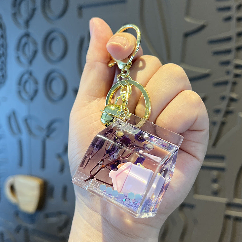 Wholesale Cartoon Cute Ice Cream Cone Rabbit Doll Keychain