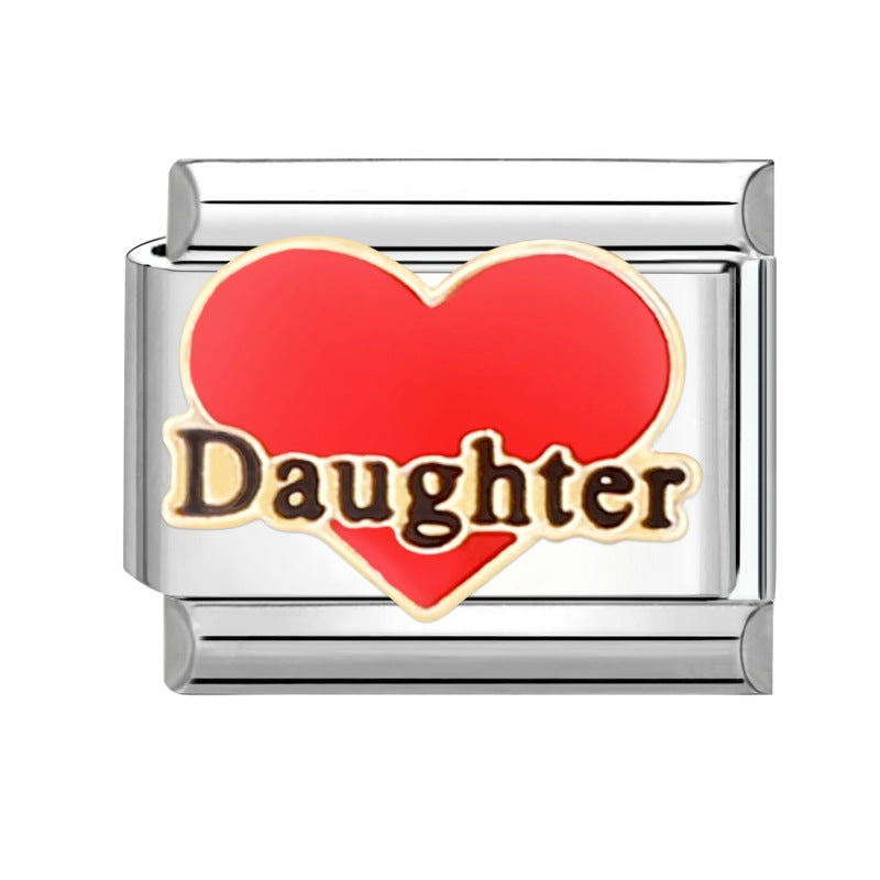 Wholesale Italian Charm Bracelet 9mm DIY Splicing Removable Stainless Steel Creative Composable Bracelet