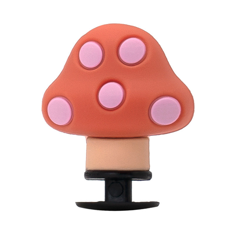 Wholesale 5pcs  Cartoon mushroom 3D hole shoe buckle decorative accessories