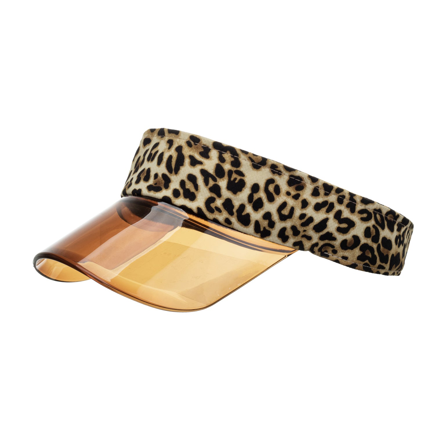 Sombrero de leopardo de poliéster al por mayor sombrero de golf de golf de sol al aire libre