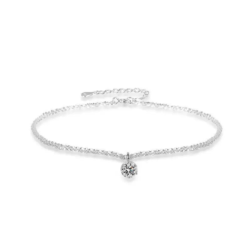 Wholesale Zircon Full Diamond Sparkling Stacked Necklace