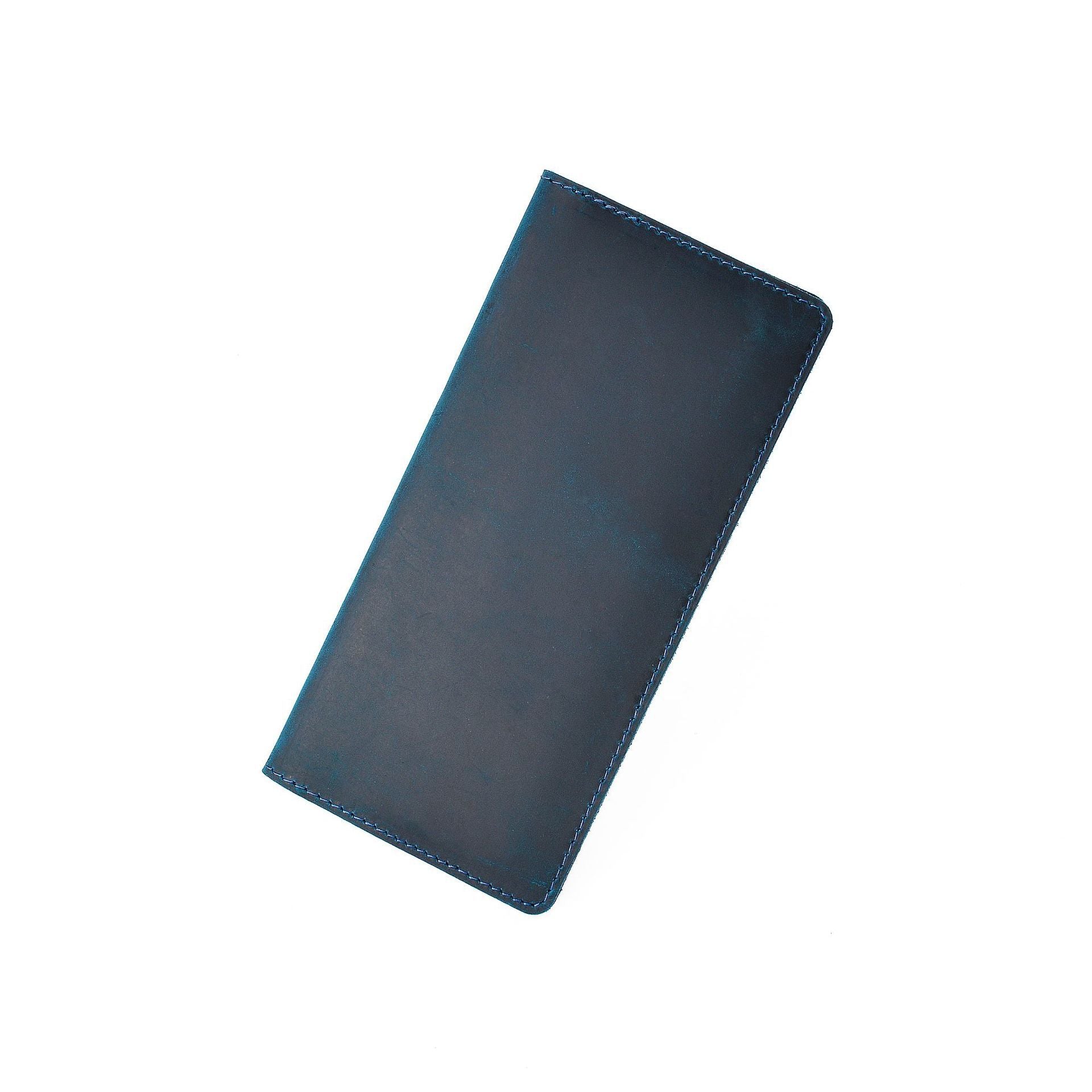 Wholesale Handmade Vintage Top Layer Cowhide Men's Hand-held Long Wallet