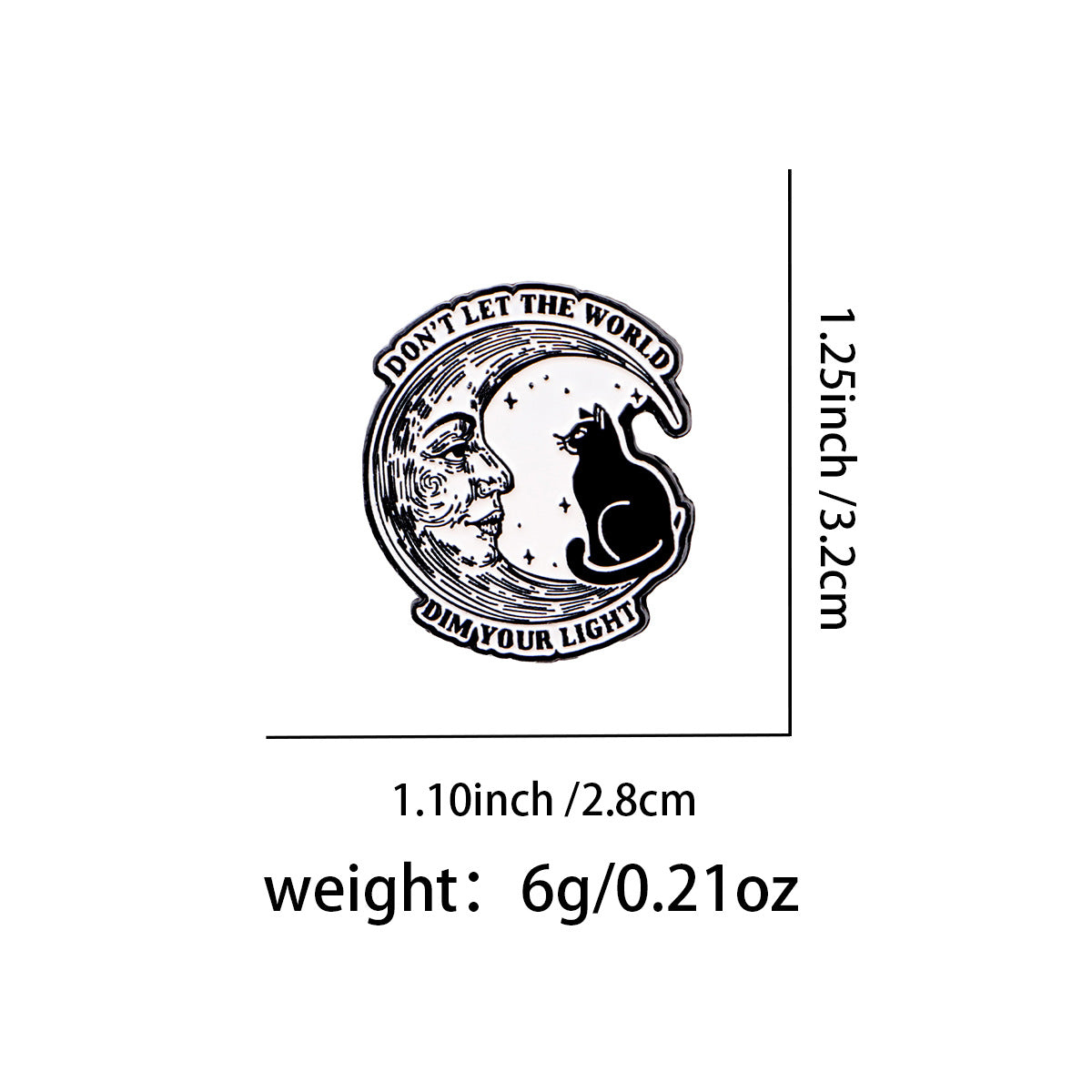 Wholesale Cartoon Metal Badge English Letter Jewelry