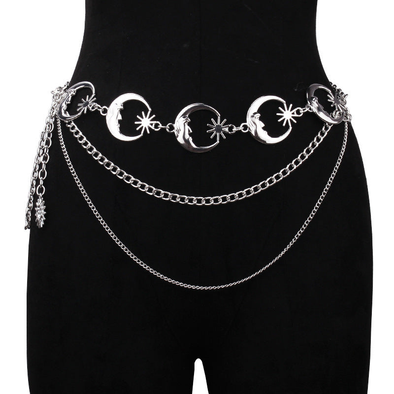 Wholesale Sunflower Adjustable Belt Body Chain