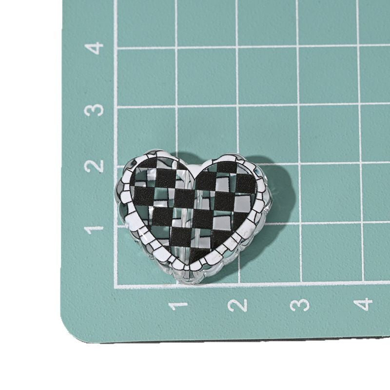 Wholesale 10pcs/pack Transparent acrylic lattice love beads