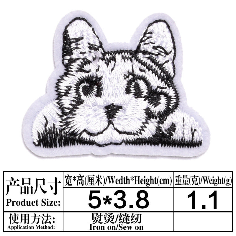 Wholesale Stylish Cartoon Embroidered Patches Floral Banana Letter Designs For Coats Decorative Craft Supply Gift
