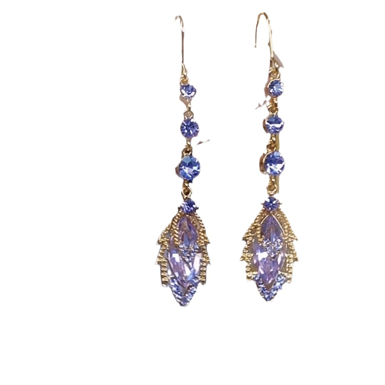 Wholesale  diamond leaf  earrings