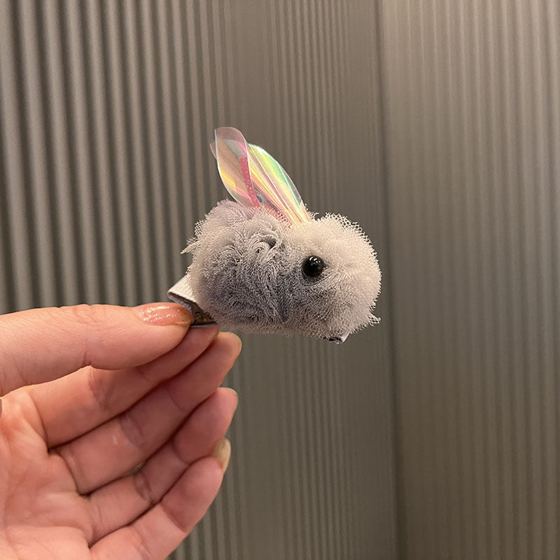 Wholesale Princess cartoon cute three-dimensional yarn ball bunny children's hairpin