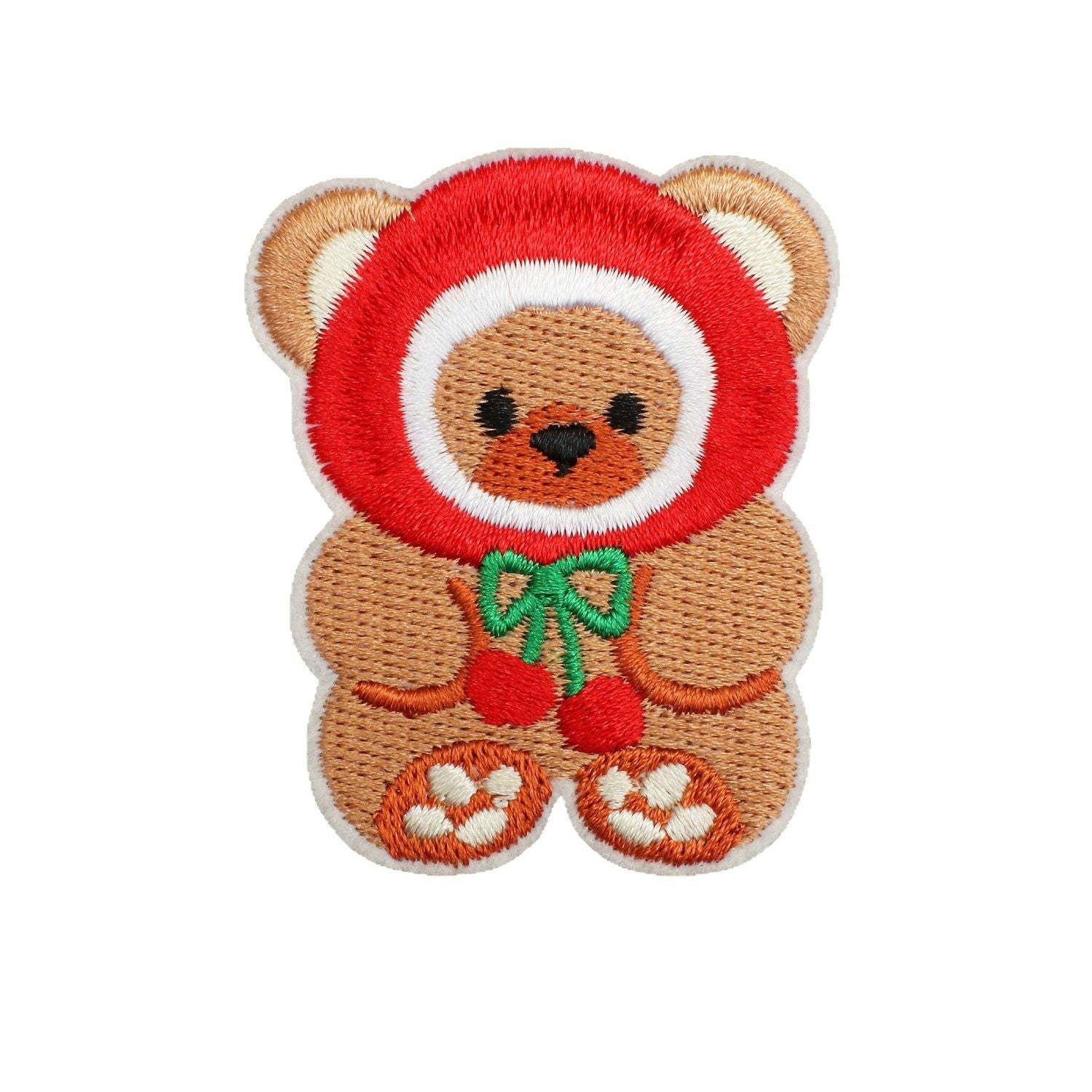 Wholesale Chic Polyester Thread Embroidered Patch Cute Couple Bears House Design For Clothing Fashion Accessory Gift