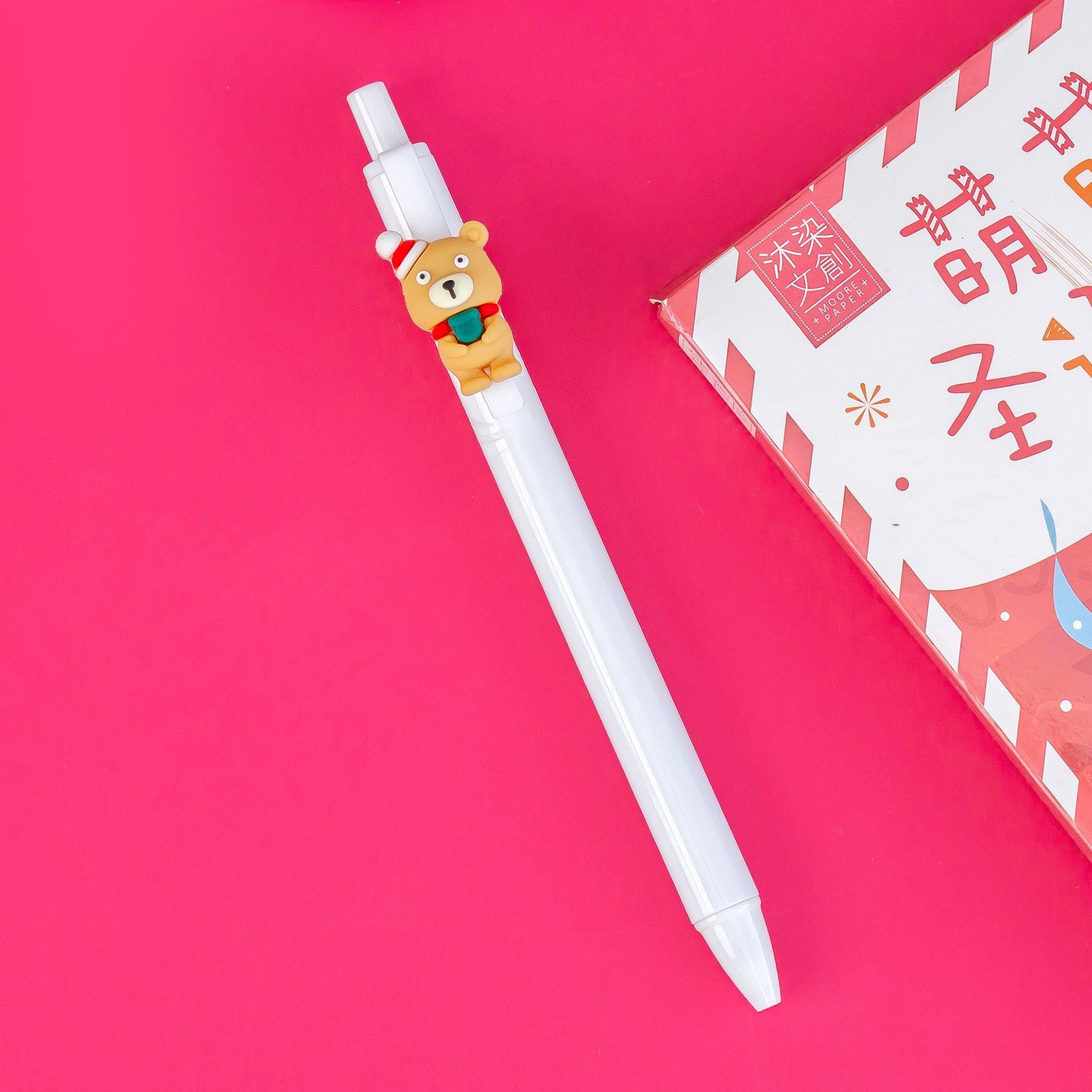 Wholesale Christmas Plastic Rollerball Pen