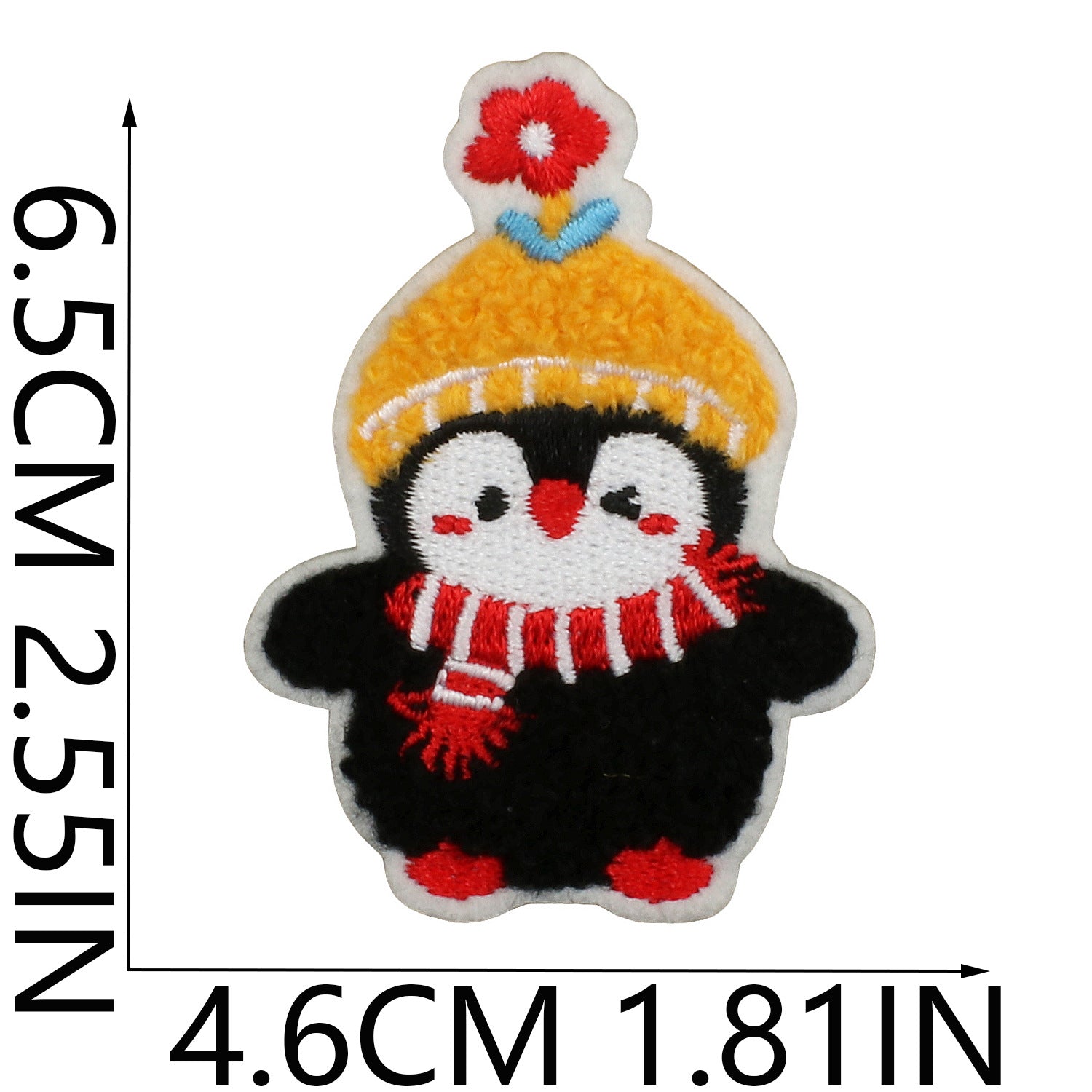 Wholesale Cartoon Cute Hat Penguin Embroidery DIY Patches