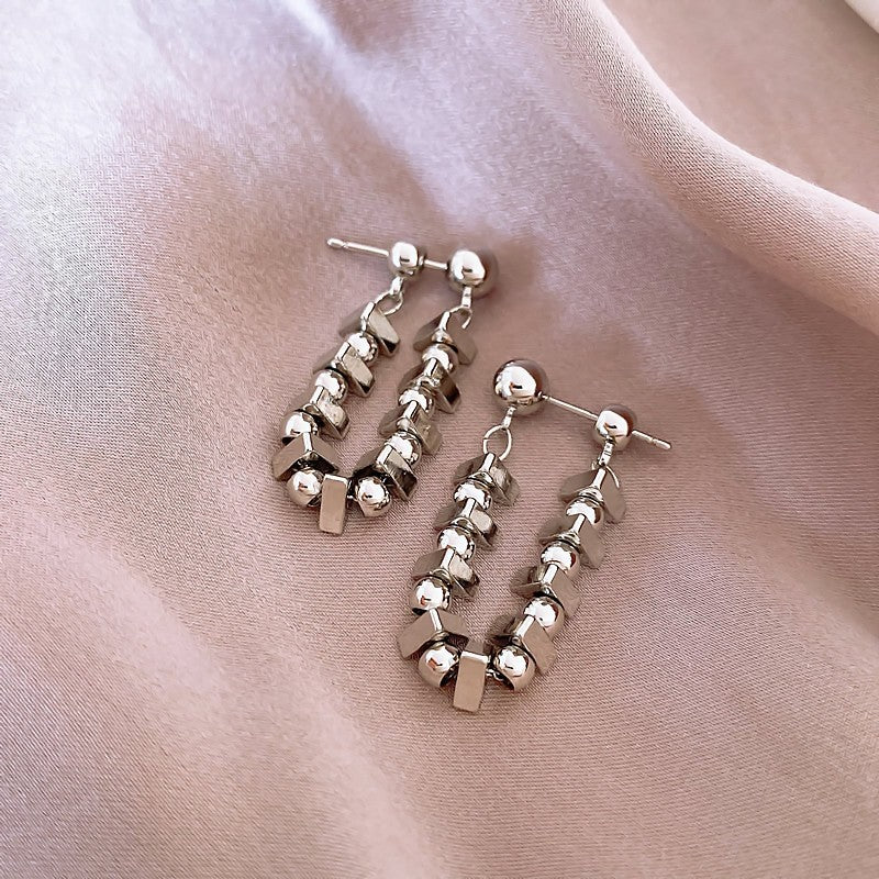 Pendientes de cobre francés de oro roto al por mayor