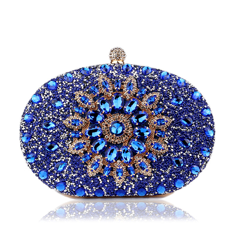 Wholesale Polyester Diamond Evening Bag