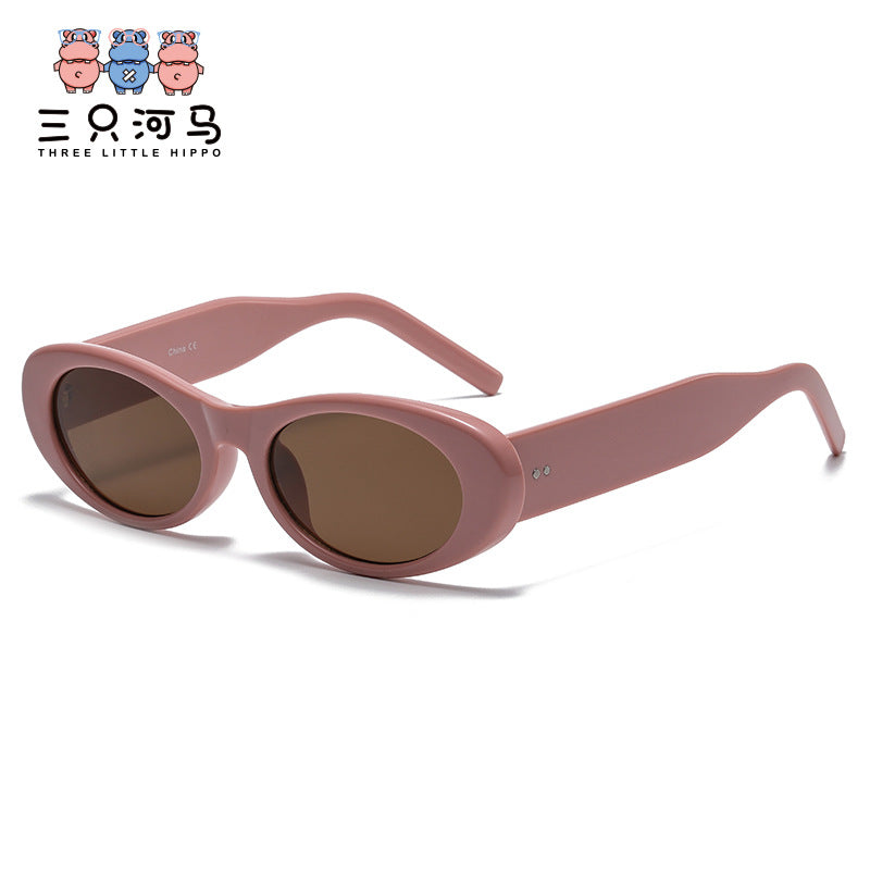 Wholesale Oval Frame Small Frame Sunglasses