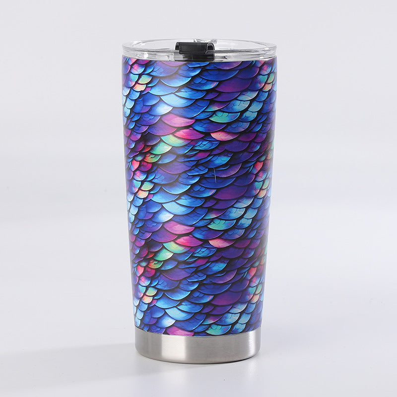 Wholesale Tumbler Stainless Steel Double-layer Spray Painted Ice Bullies Cup