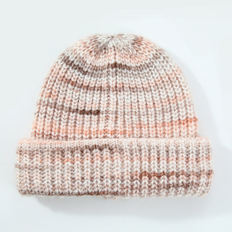 Wholesale Wool Gradient Cuff Knitted Beanie