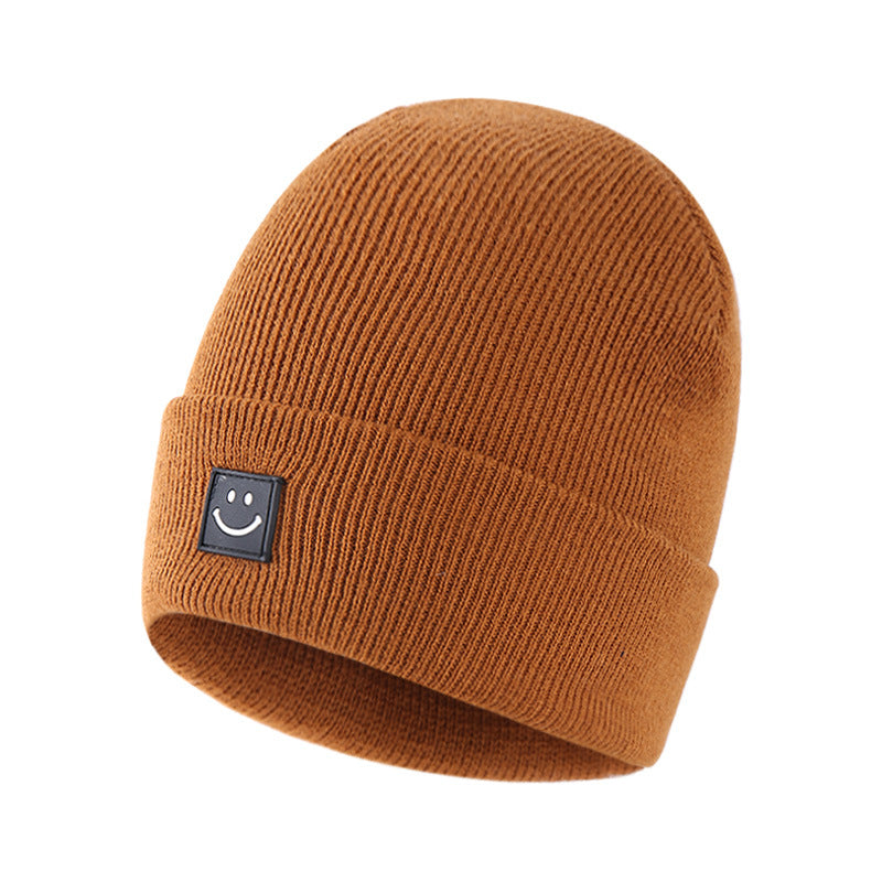 Wholesale Children's Knitted Wool Cute Smiling Beanie 10pcs