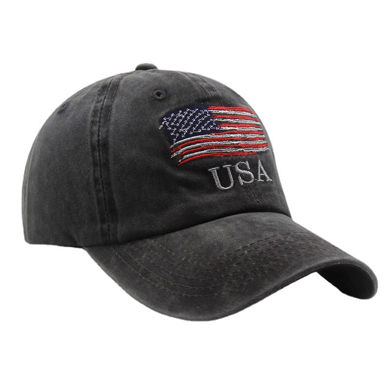 Wholesale Personalized fashion couple washed old curved brim baseball cap