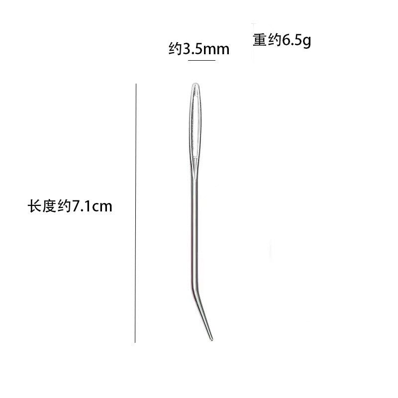 Wholesale 25pcs Household Pointed Hand Sewn Blunt Head Gold Tail Sewn Quilt Cross Stitch Sewing Needle