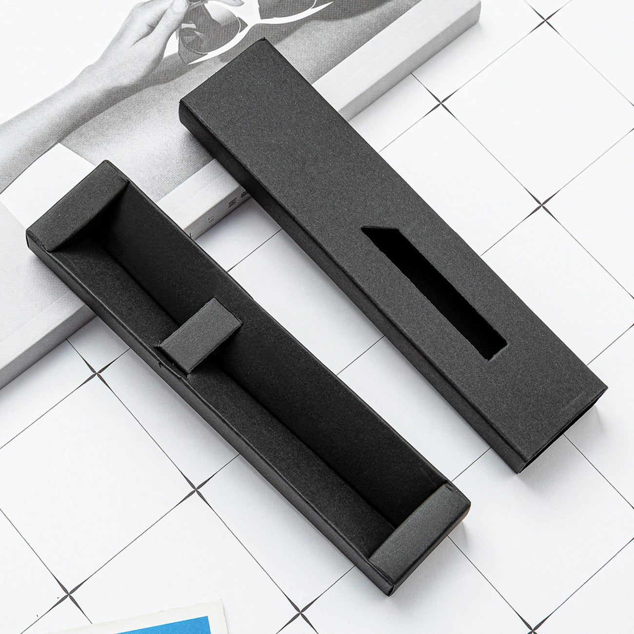 Caja de empaque de lápiz de papel al por mayor de 1000pcs