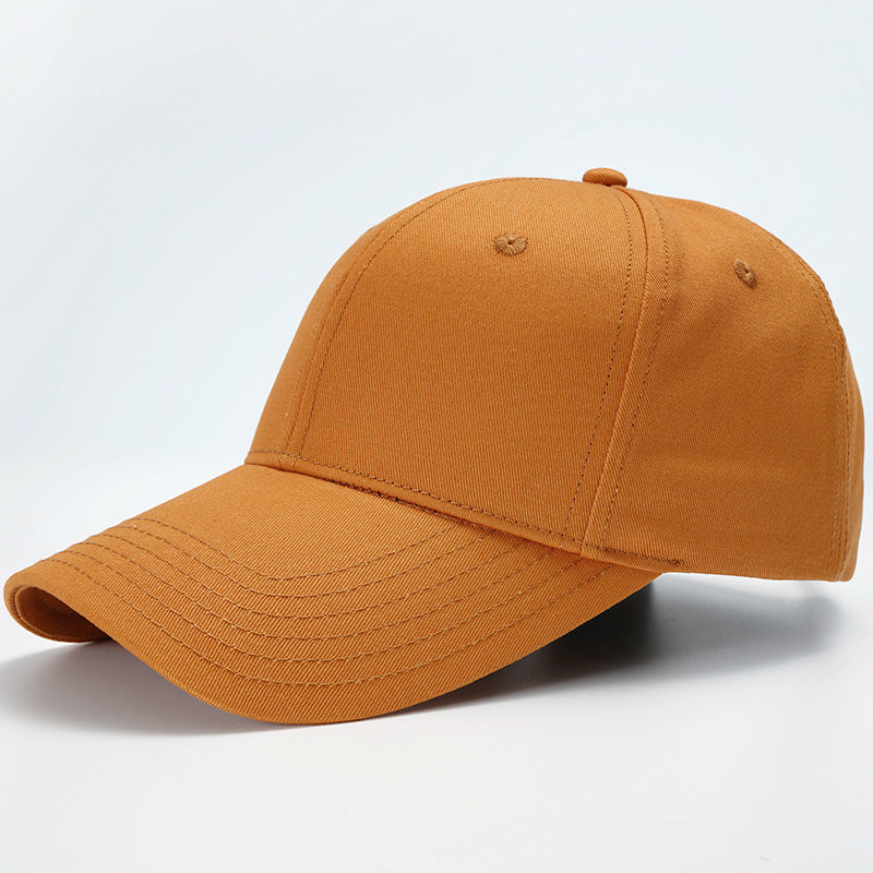 Wholesale The New Simple Solid Color Hard-top Cotton Big-toe Bib Cap