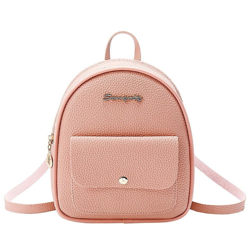 Wholesale PU Letter Logo Backpack