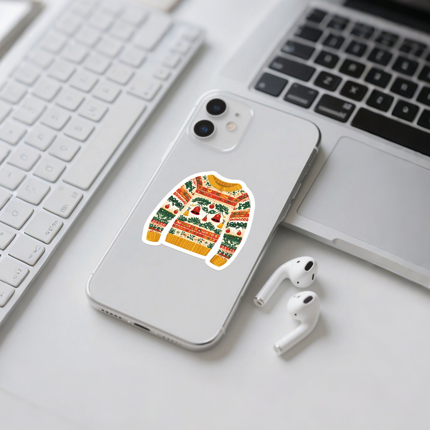 Wholesale 50pcs/pack Christmas sweater graffiti stickers decorative stickers Christmas