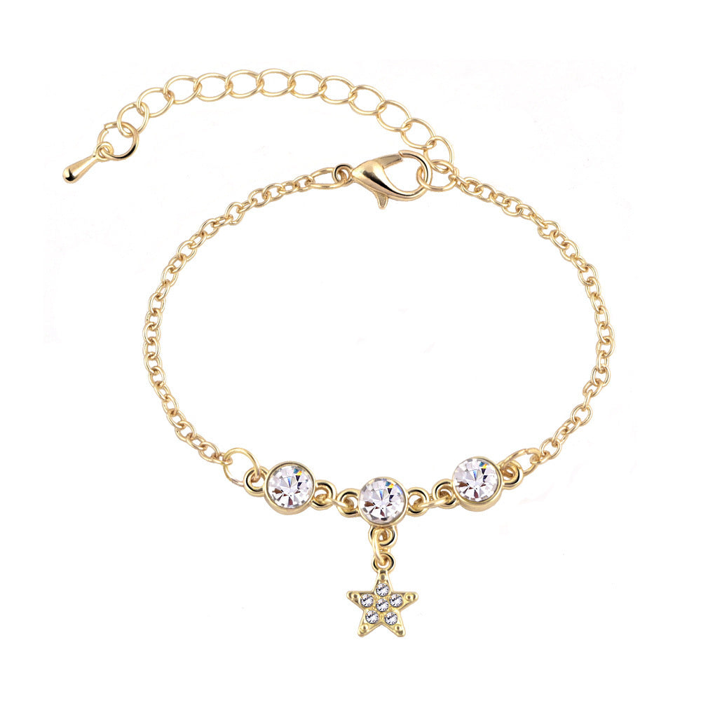 Wholesale Pentagram Simple Alloy Bracelet