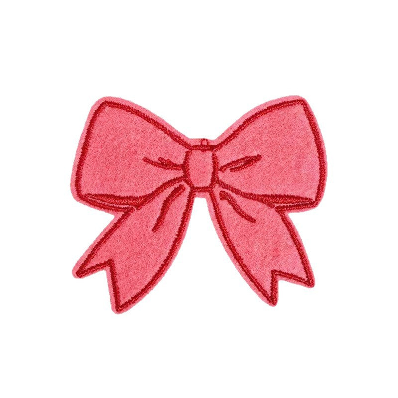 Wholesale Bow Embroidery Patches 16 Pieces Iron On Sew On DIY Clothing Decoration Trendy For ets Bags Or Gift