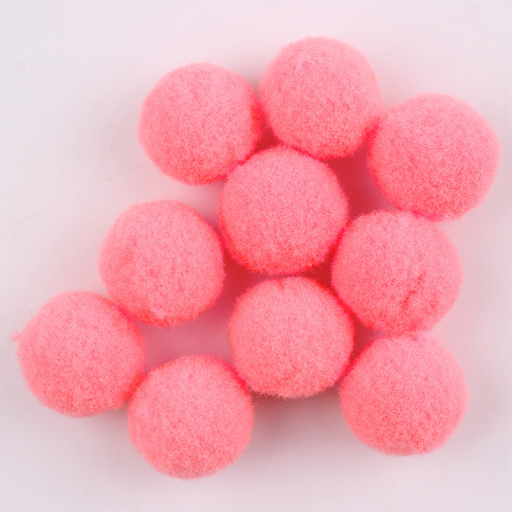 Wholesale 15MM diy handmade materials headdress accessories high elastic wool ball colorful wool ball NO HOLE