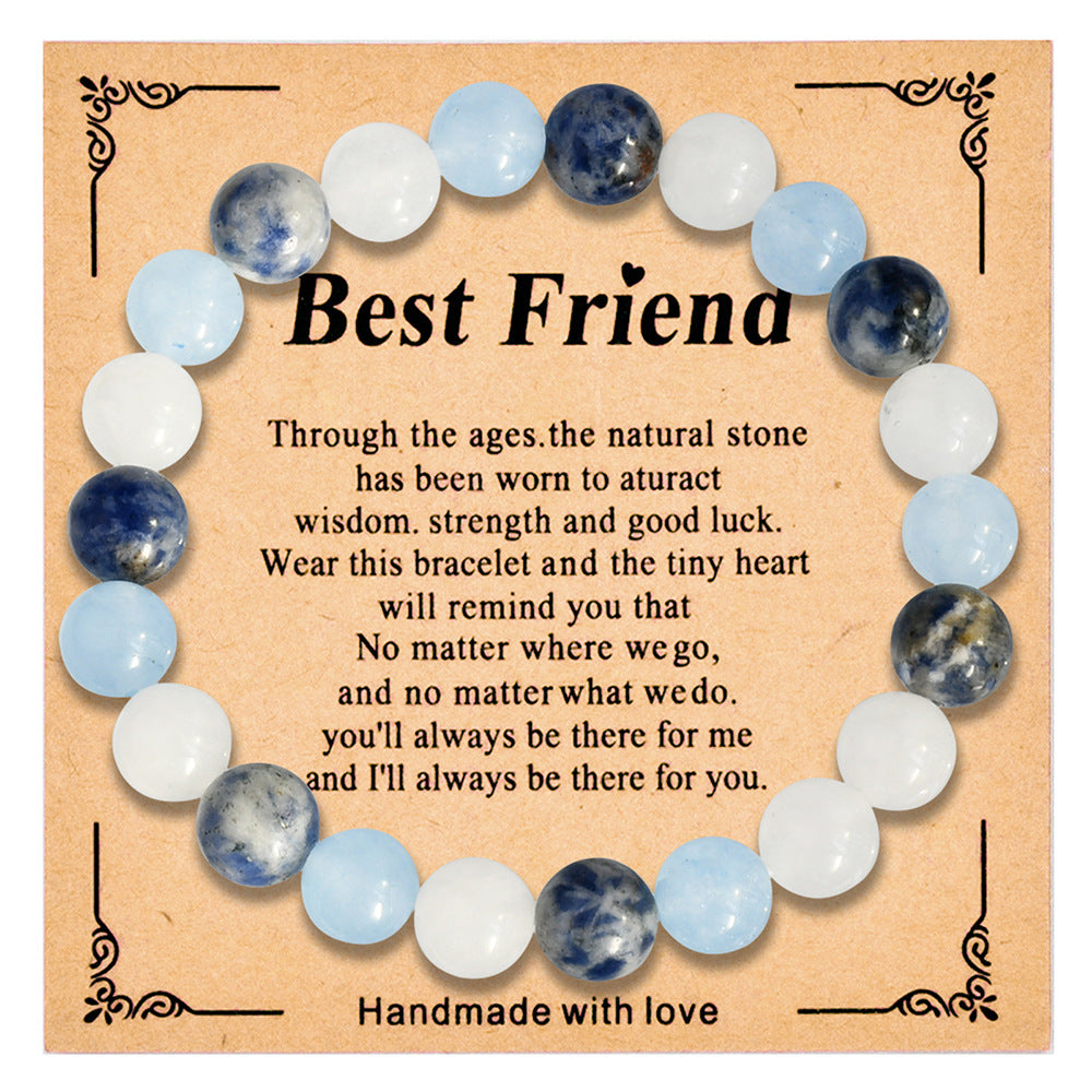 Wholesale  8mm colorful crystal beaded bracelet