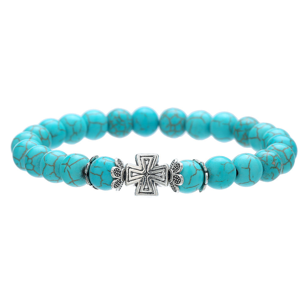 Wholesale Vintage Turquoise Cross Starfish Turtle Bracelet