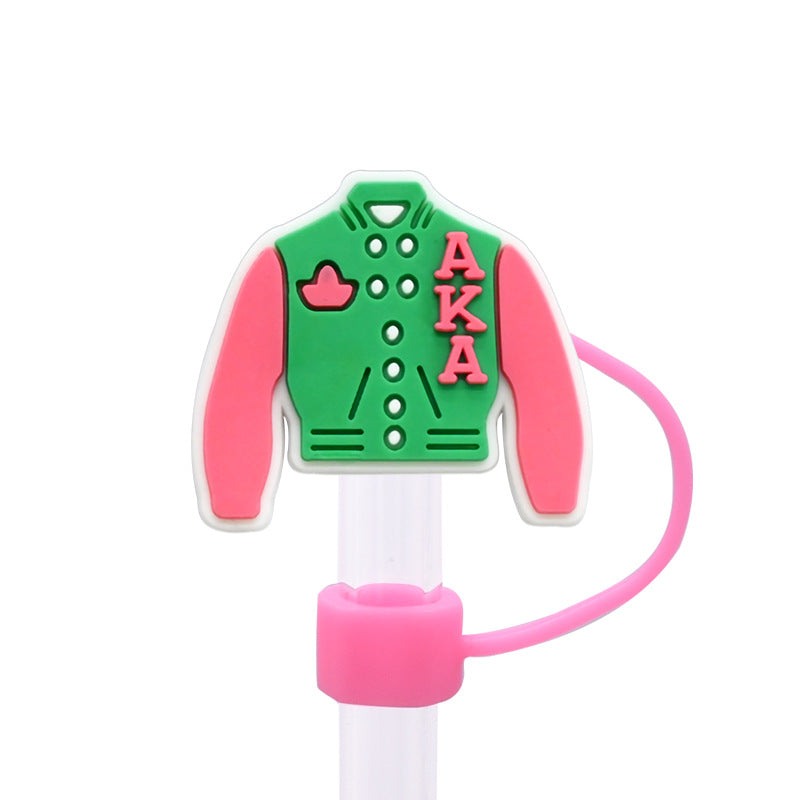 Wholesale Random 100pcs 10MM pink dust plug straw h accessories