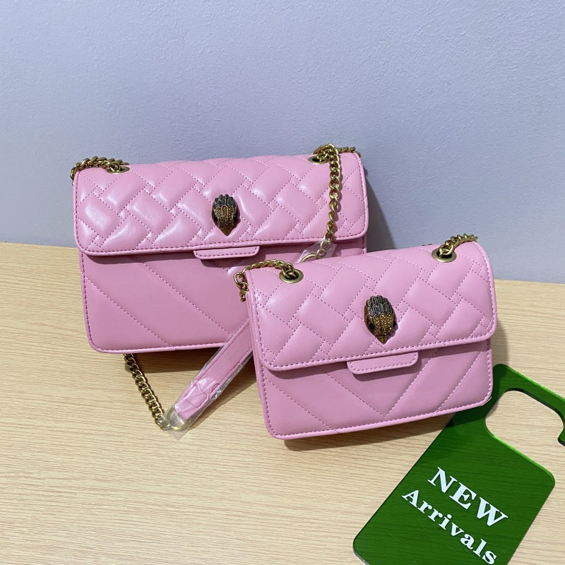 Wholesale Versatile Shoulder Bag Eagle Head Embroidery Chain PU Crossbody Bag