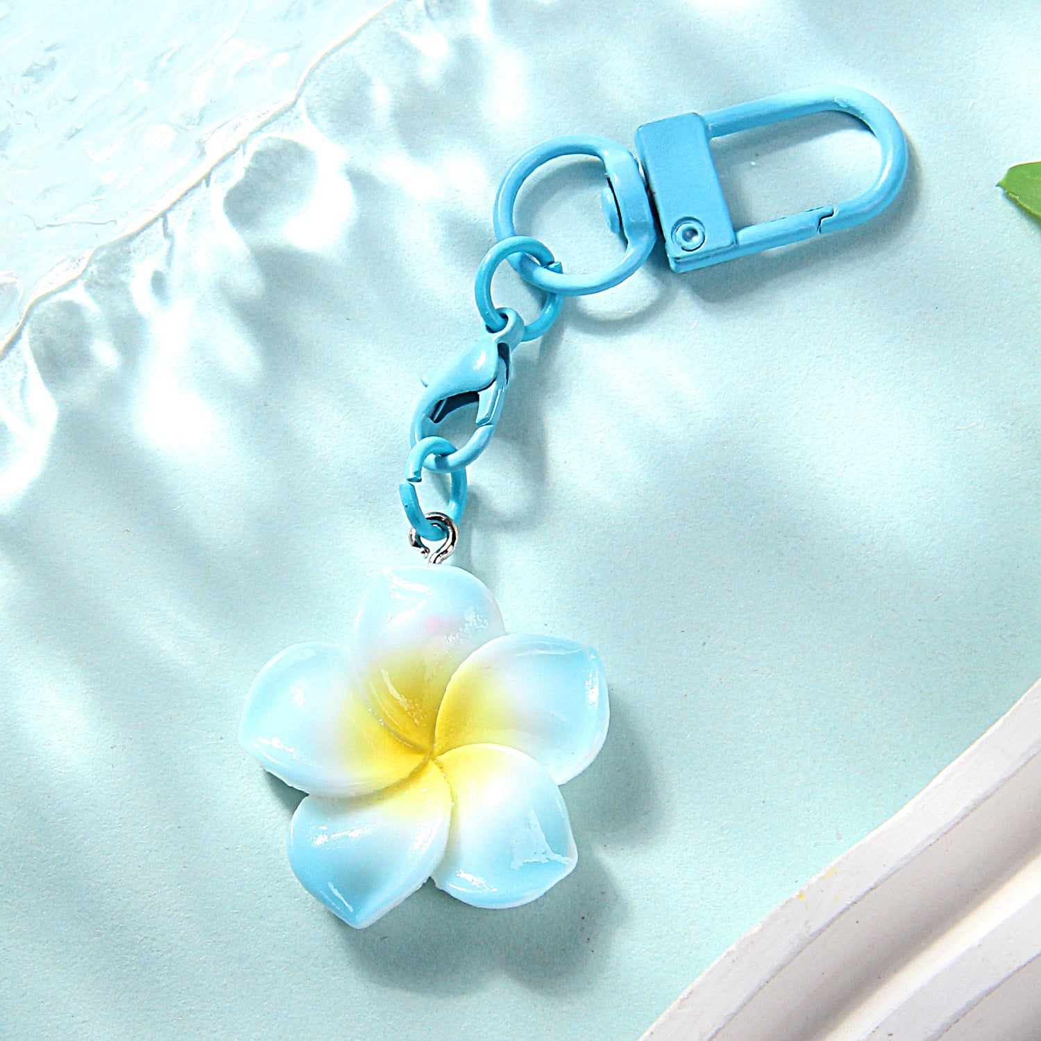 Wholesale 10pcs/pack Small fresh air key chain pendant two-color spray-painted egg flower