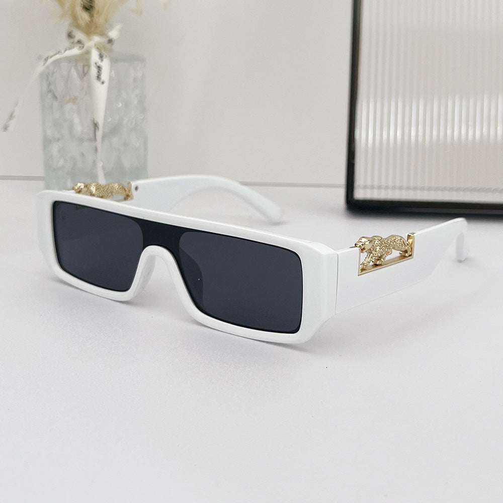Wholesale Retro Square One-piece Sunglasses