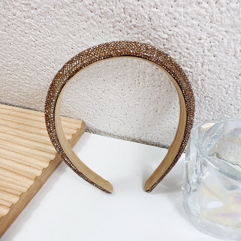 Wholesale Simple and Versatile Headband Full of Diamonds