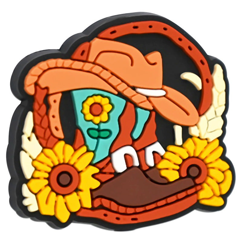 Wholesale   Random 100pcs/pack  Denim series soft rubber ballpoint pen beads