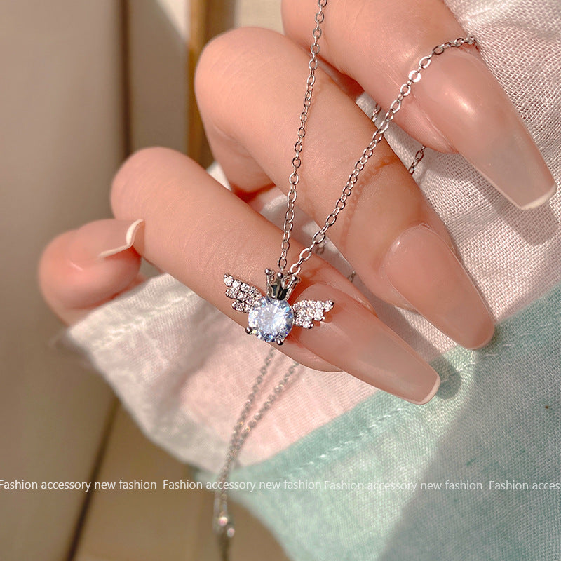 Wholesale Light Luxury Wings Temperament Light Luxury Versatile Clavicle Necklaces