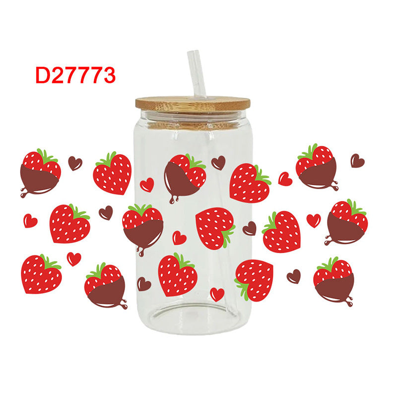 Wholesale Crystal Label Crystal Paste  16oz Cup UV DTF Wraps