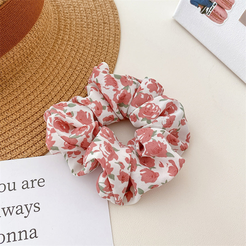 Wholesale Fabric Broken Flower Hair Tie