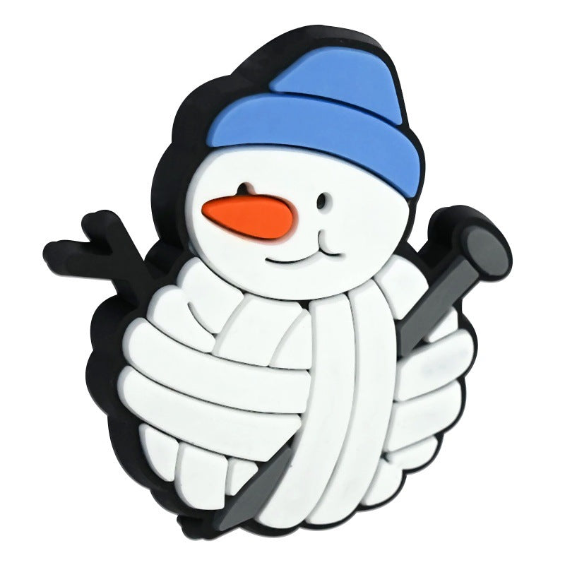 Wholesale Random 100pcs Wool Animal Beaded Keychain for Children Focal Beads