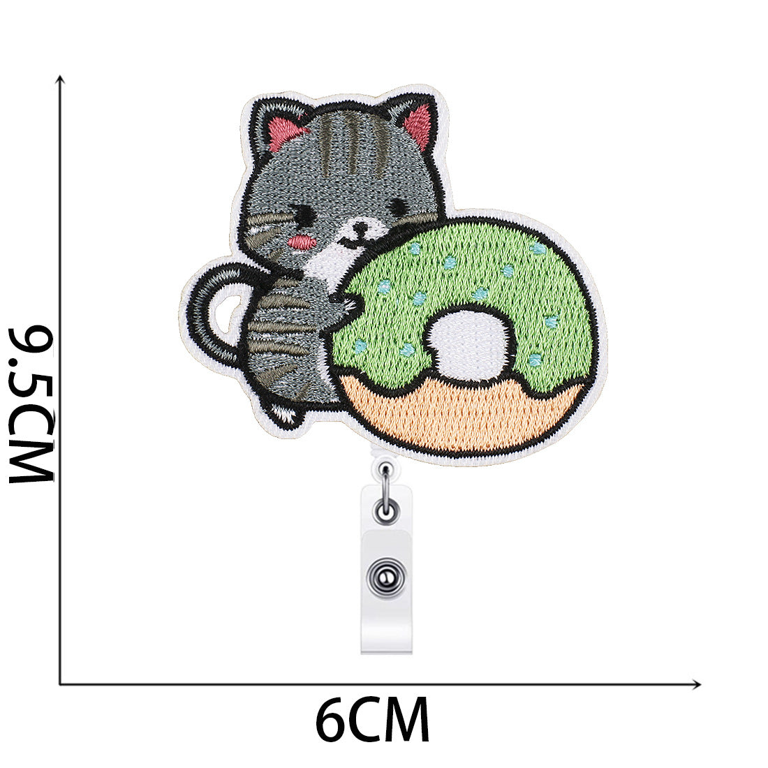 Wholesale Xiao Tian kitten easy-pull buckle embroidery cloth stickers