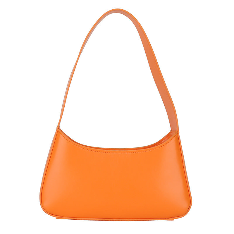 Wholesale Candy Color PU Shoulder Women's Bag