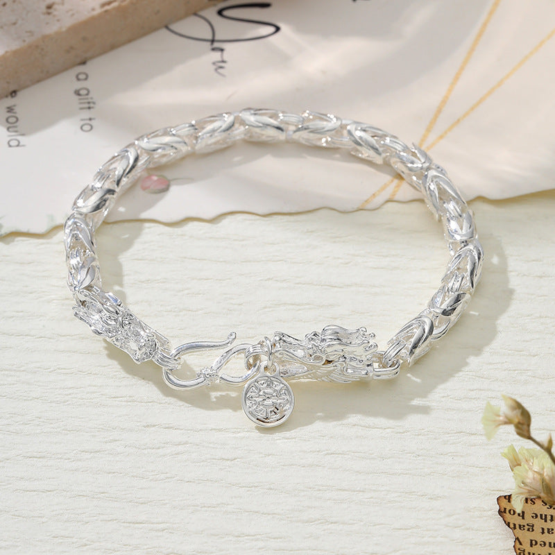 Wholesale  Retro Hip-Hop Dragon Bracelet Men's Personalized Hip-Hop Punk Totem Bracelet