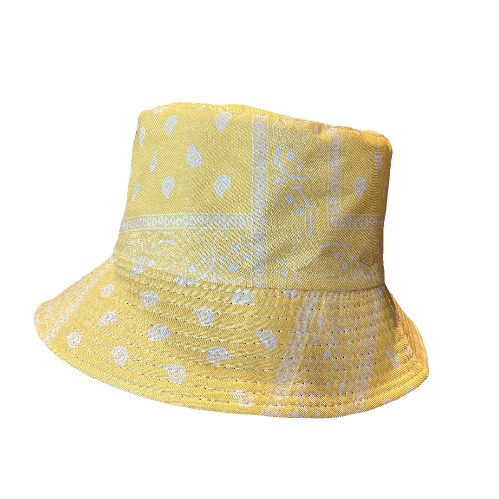 Wholesale Cashew Print Fashion Visor Bucket Hat