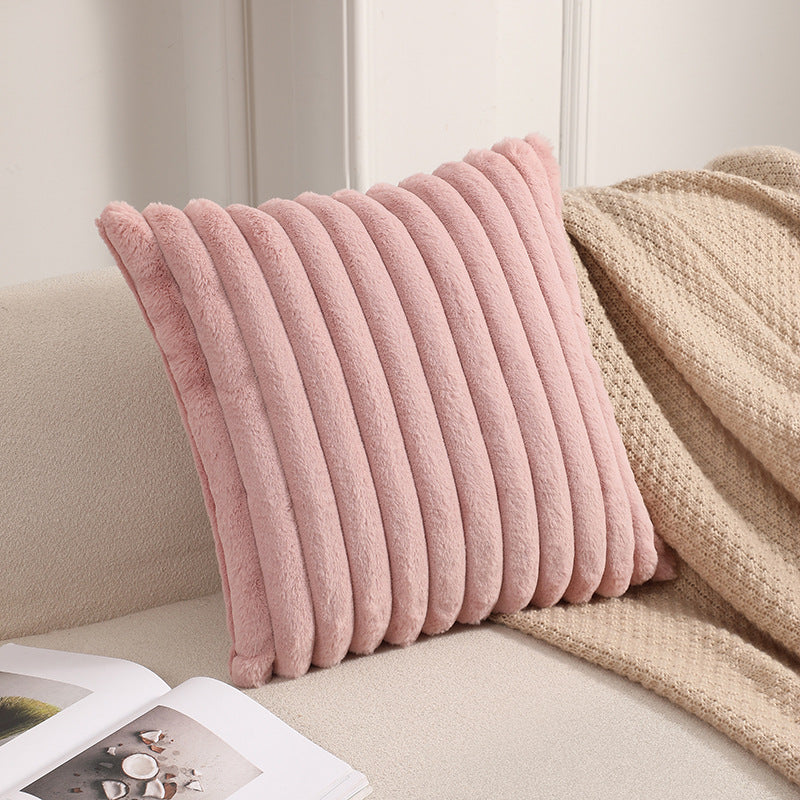 Wholesale  Christmas pillowcase solid color coreless plush pillowcase